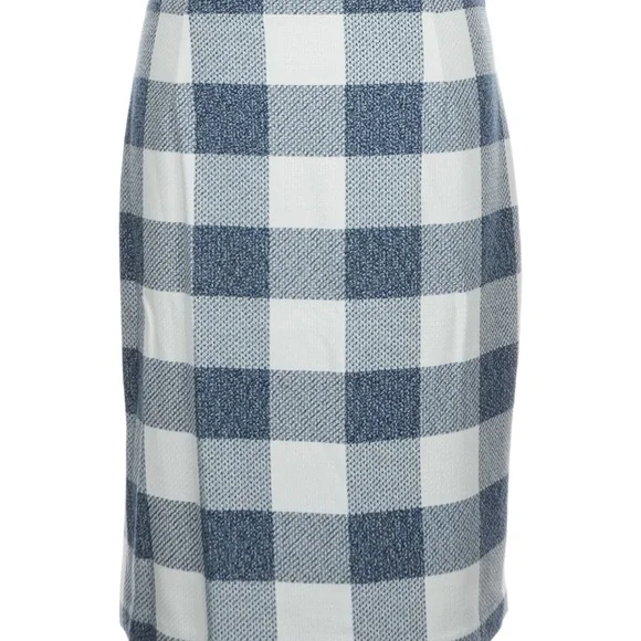 Banana Republic Navy and White Pencil Skirt - Picture 2 of 5